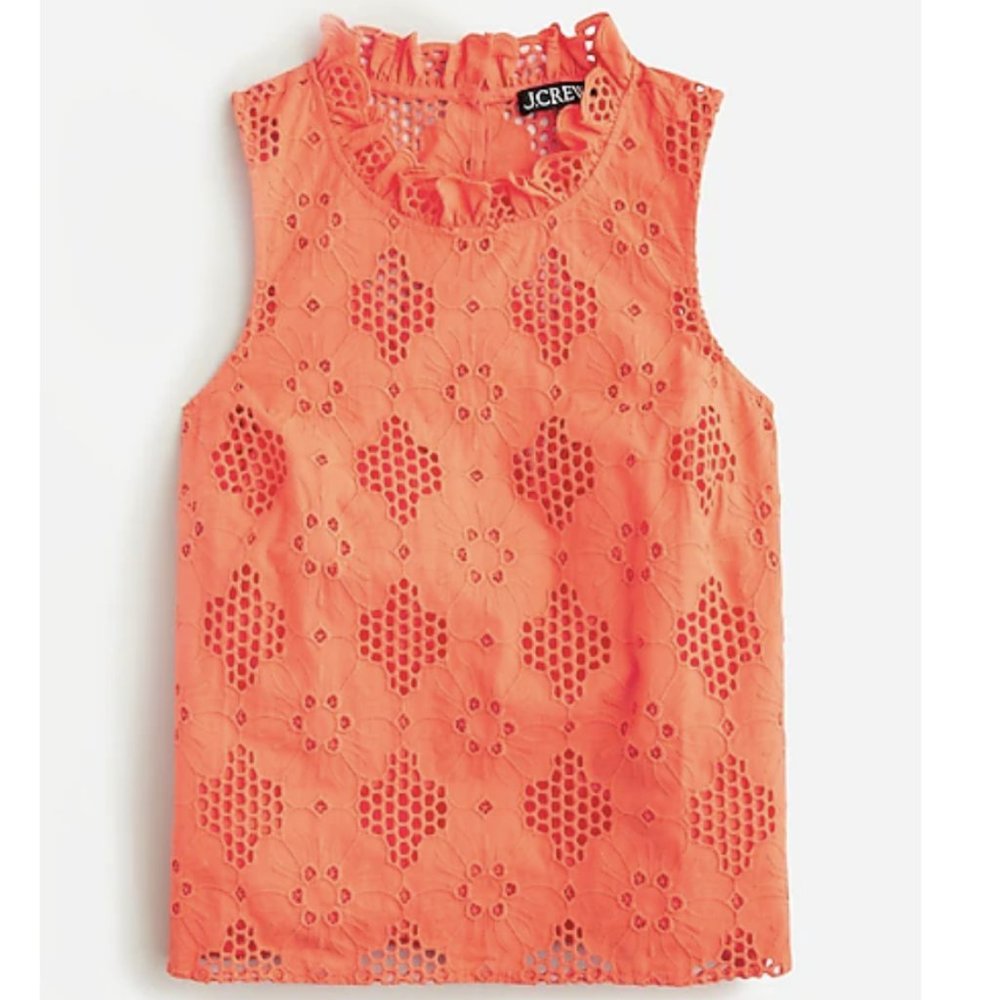 J.Crew Fleur Top in Eyelet